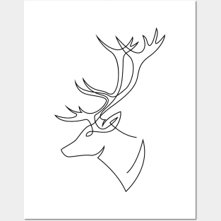 stag Posters and Art